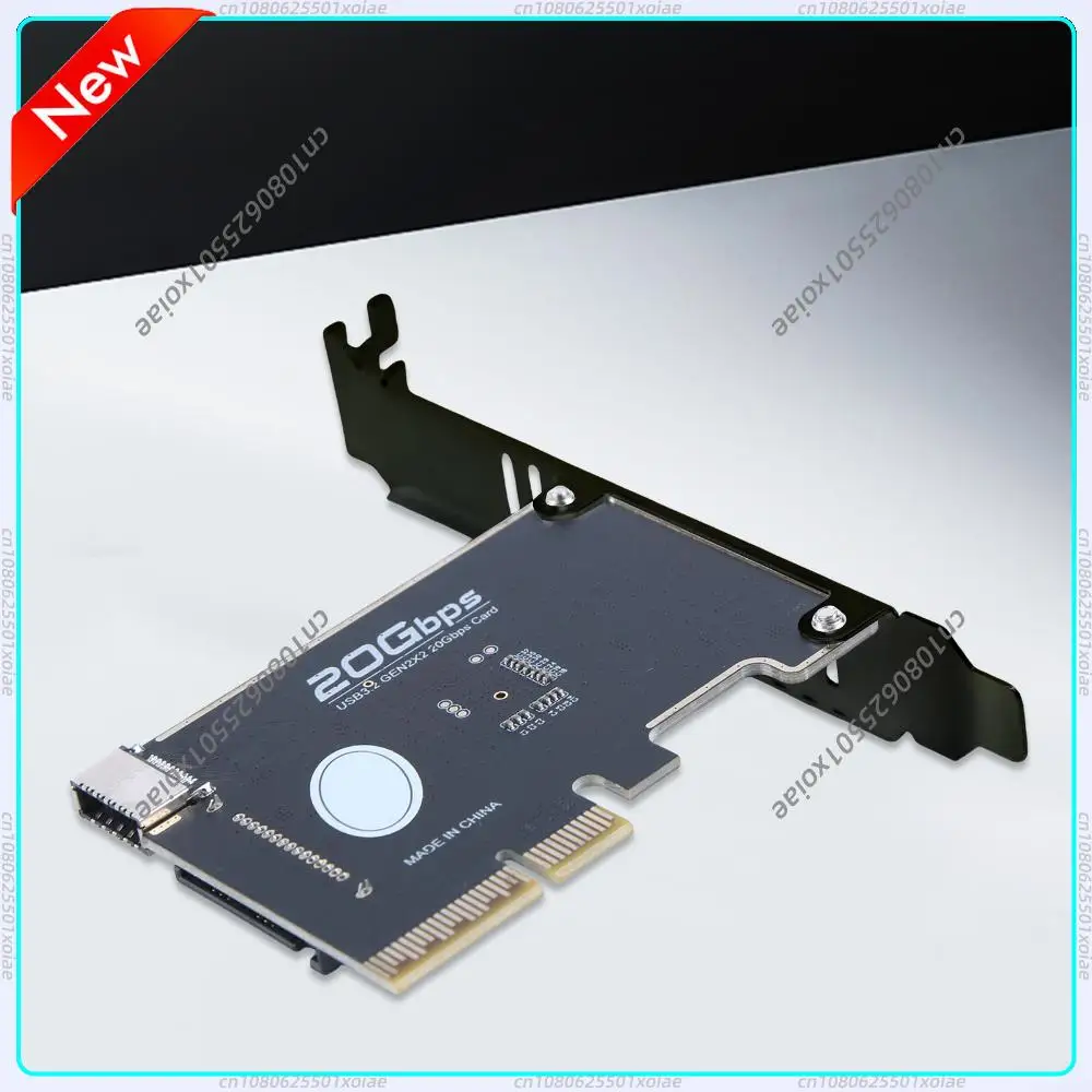 

USB 3.2 GEN2 20Gb Riser Board PCI Express X4 To Type E Expansion Card Riser Converter for Desktop PC Front Panel TYPE C