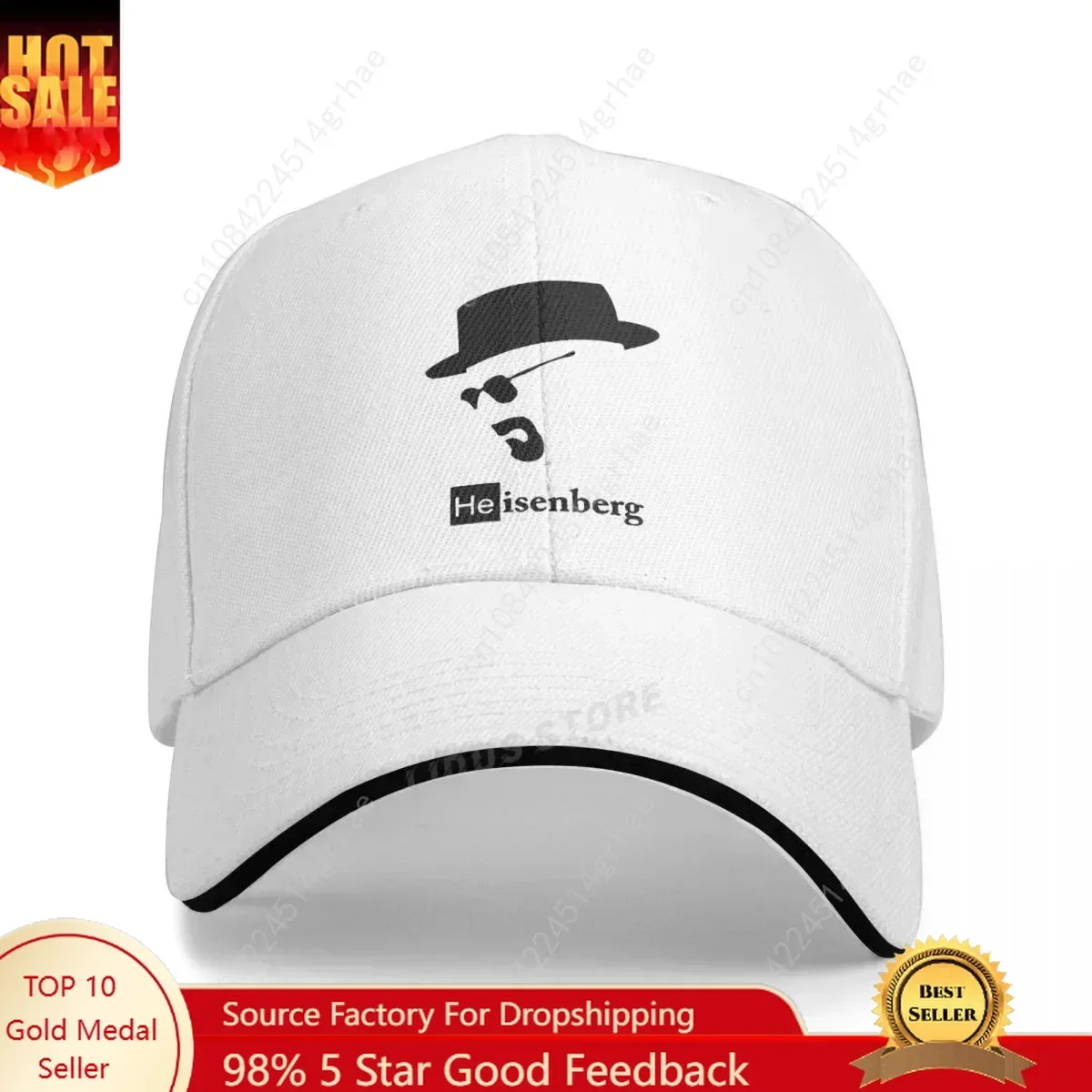 

New Men Fashion Breaking Bad Baseball Cap Heisenberg Iam The Denger Retro Printed Dad Hat Men Women Adjustable Snapback Hat