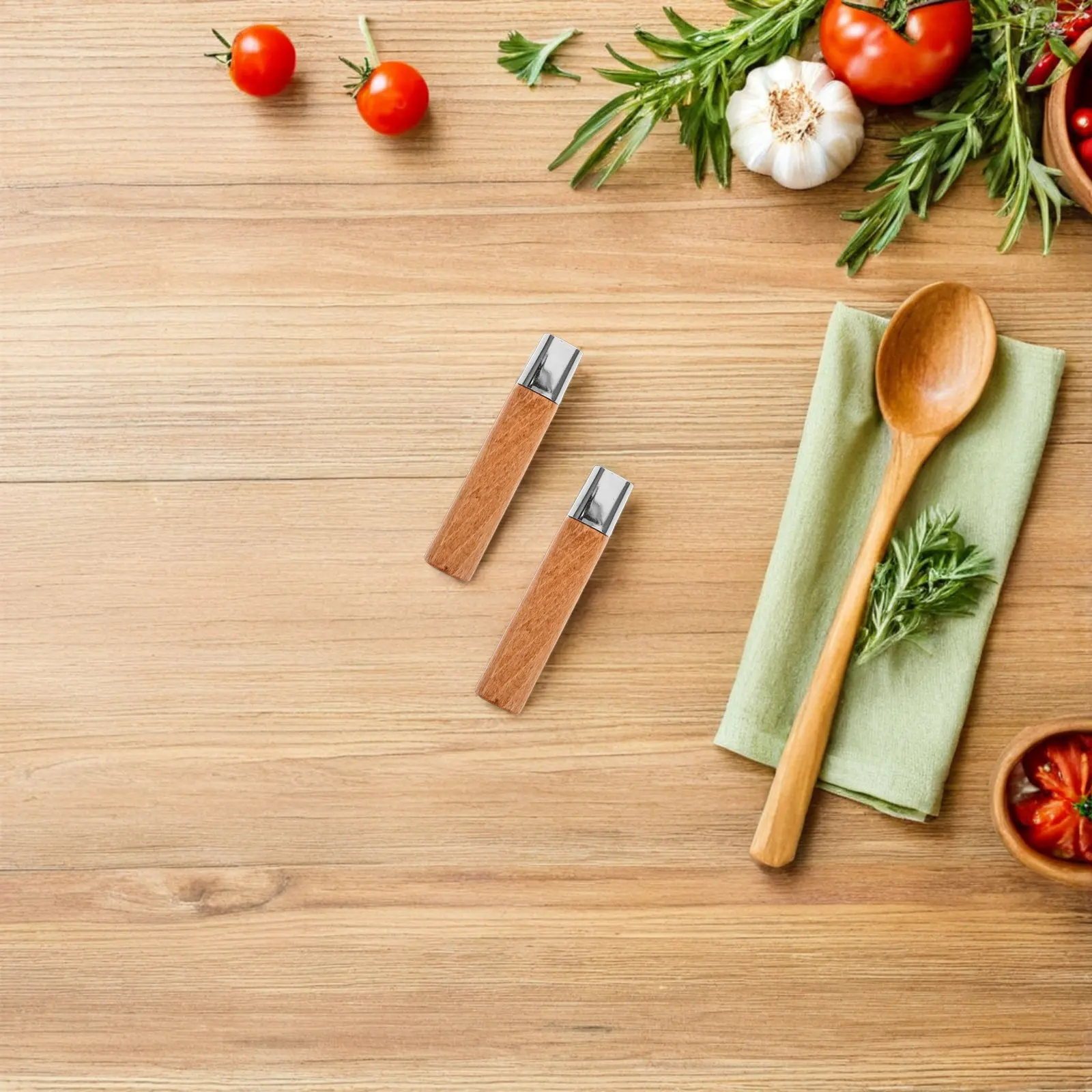 2 шт. рукоятки для кухонных ножей из палисандра, эргономичные, для ремонта ножей, запасные части для домашних разделочных инструментов