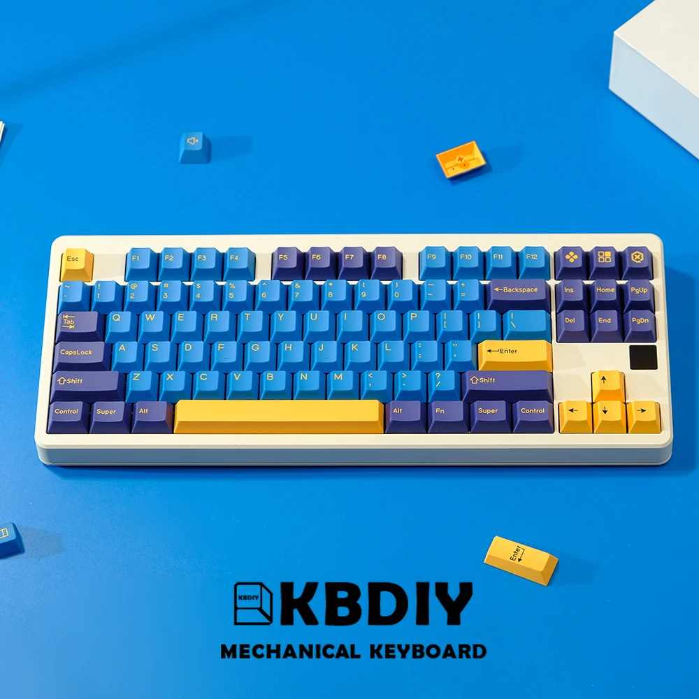 

KBDiy 176 Keys/Set Cherry Profile GMK Nautilus Keycaps PBT Double Shot ISO 7U for Mechanical Gaming Keyboard Custom K500 GMK67