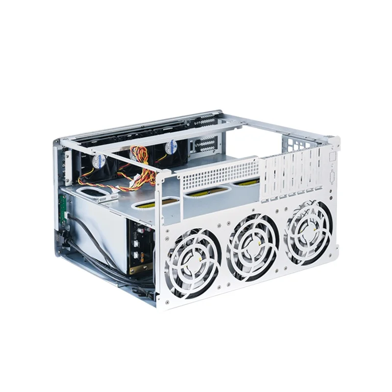 Nas12 Disk Storage Server Supports ATX Motherboard Semi-High PCIe Slot Hot Plug Chassis