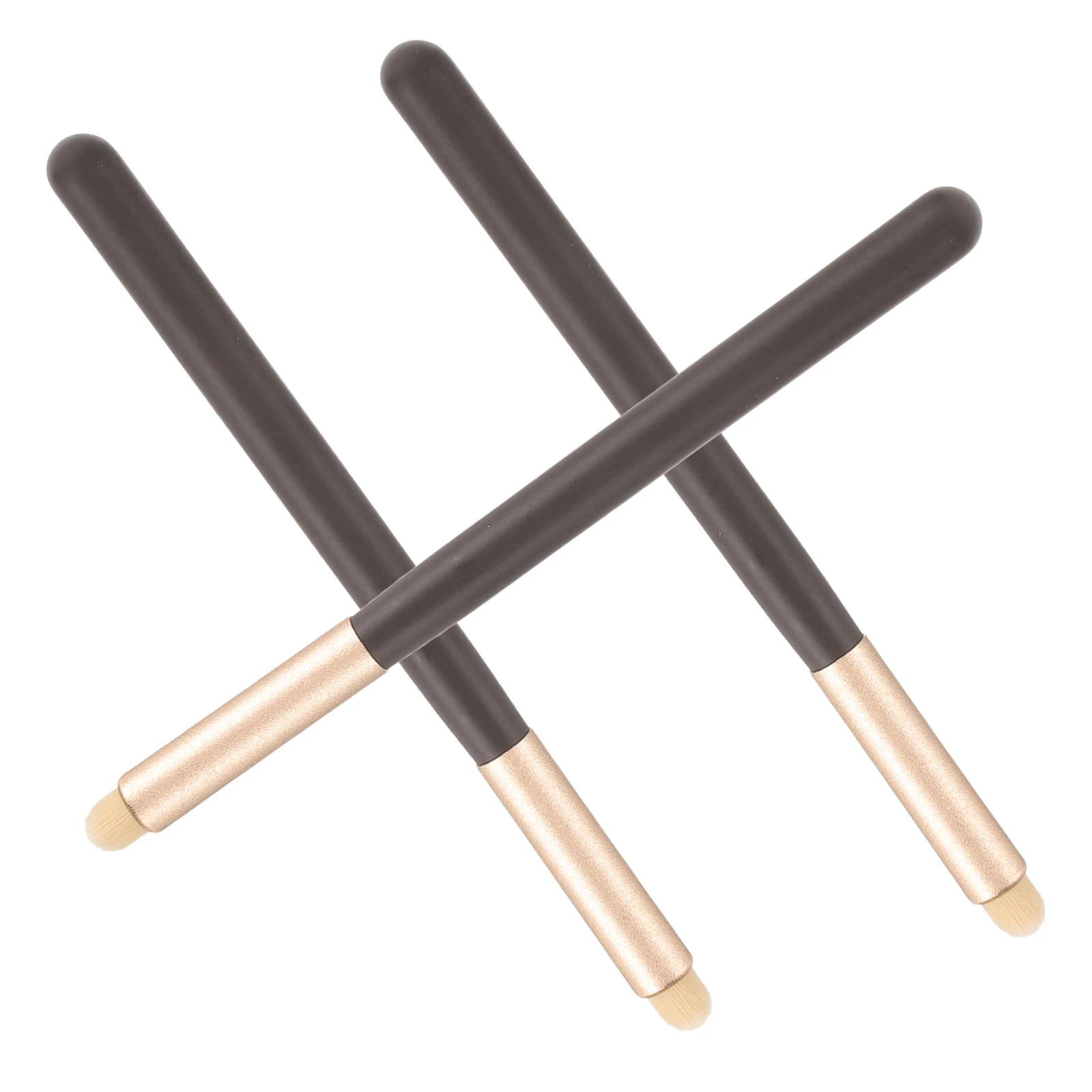 3Pcs Lip Brush Ergonomic Lipstick Applicators Makeup Tools for Women Portable Lip Gloss Concealer Balm Quick Application