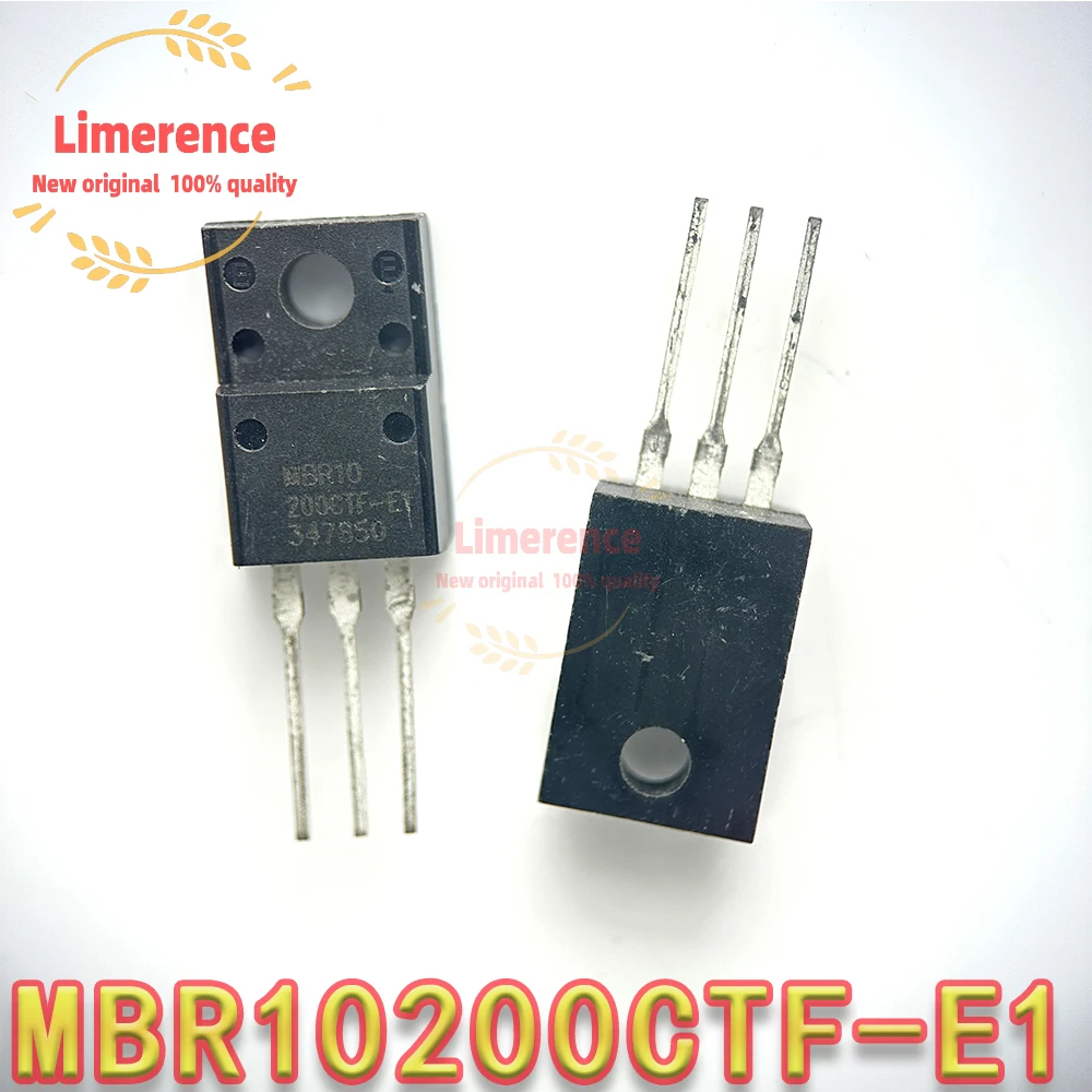 5PCS MBR10200CTF-E1  MBR10200  TO-220F