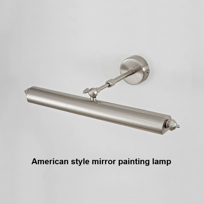 American Retro Wall lamp Adjustable Mirror Picture Light Minimalist Bathroom Mirror front Lamp Makeup Mirror Wall Sconce Light