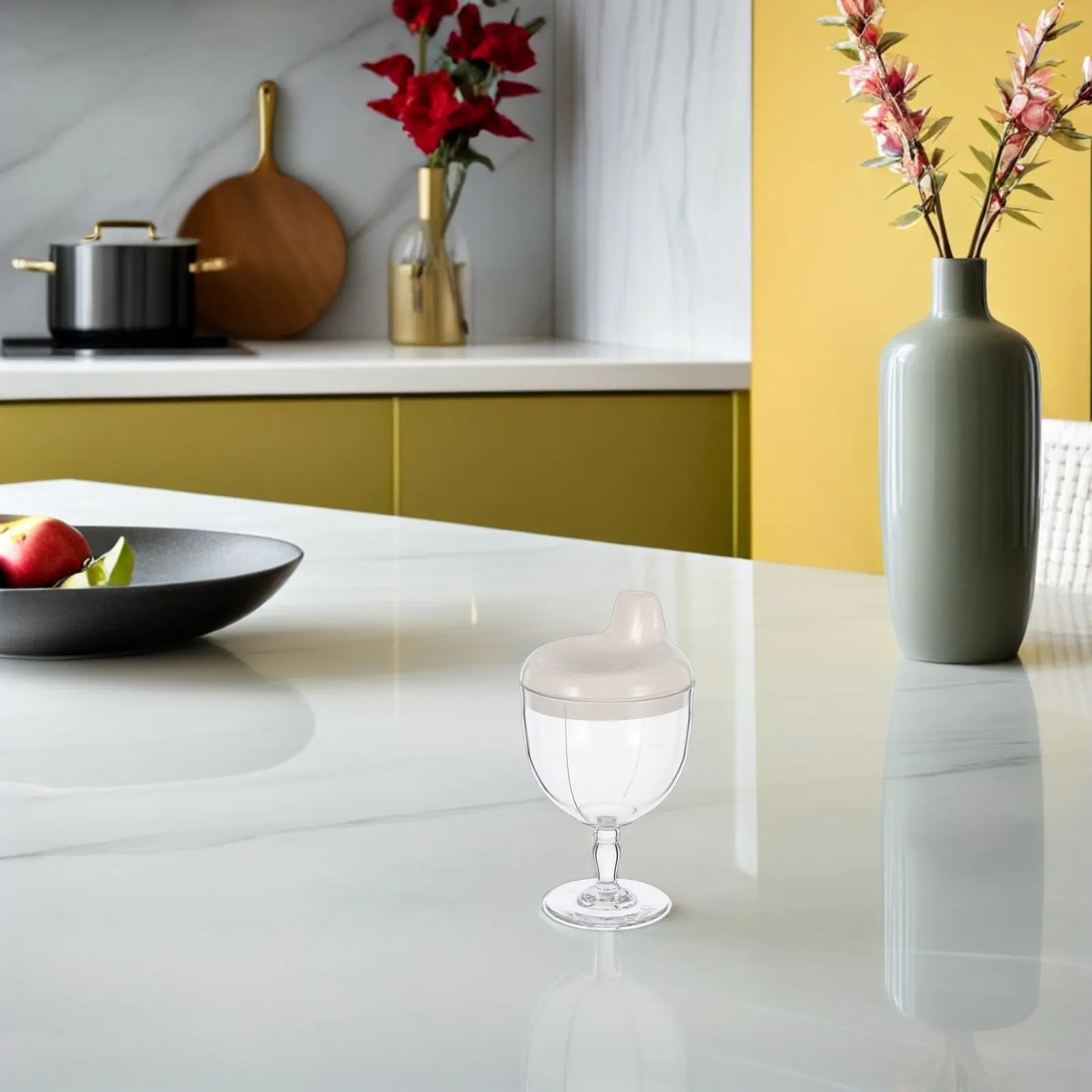 

2Pcs Toddler Sippy Cups 150Ml Leak Proof Baby Learning Cups with Comfortable Grip Wide Mouth Easy Clean for Daycare Outdoor Home