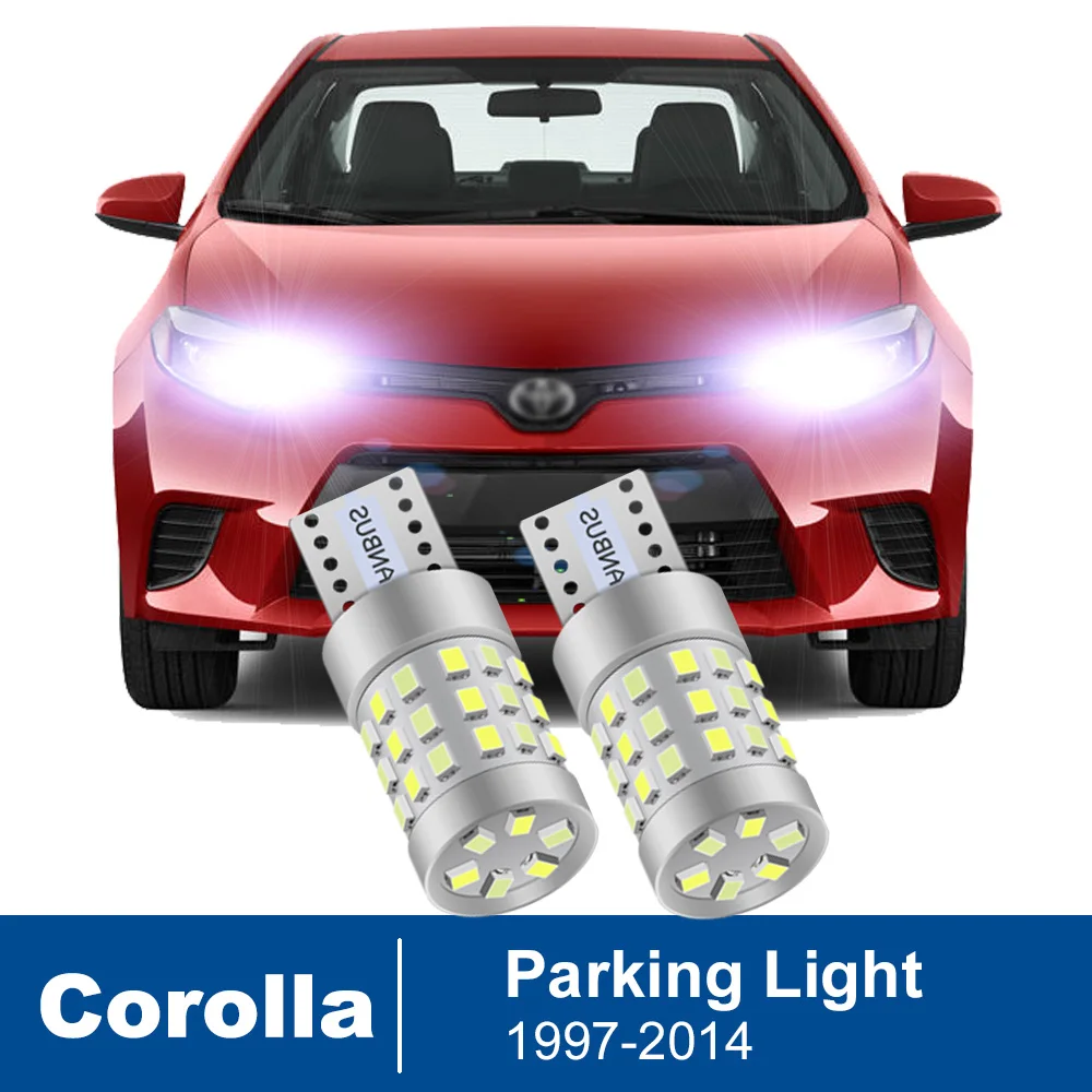 

2Pcs Led Parking Light For Toyota Corolla 1997-2005 2006 2007 2008 2009 2010 2011 2012 2013 2014 Accessories Clearance Lamp