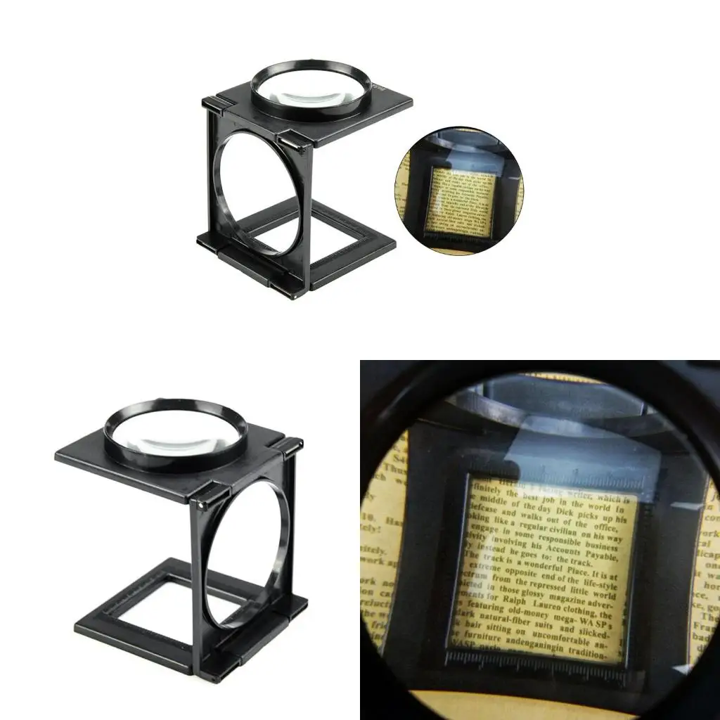 5X65mm Glass Portable Magnifier for for Textile Jewelry Collection