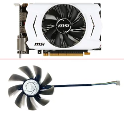 Wentylator karty graficznej zamiennik dla MSI GeForce GTX 950 1060 R7 360 OC 85MM HA9010H12F-Z GTX950 GTX1060 wentylator karty graficznej