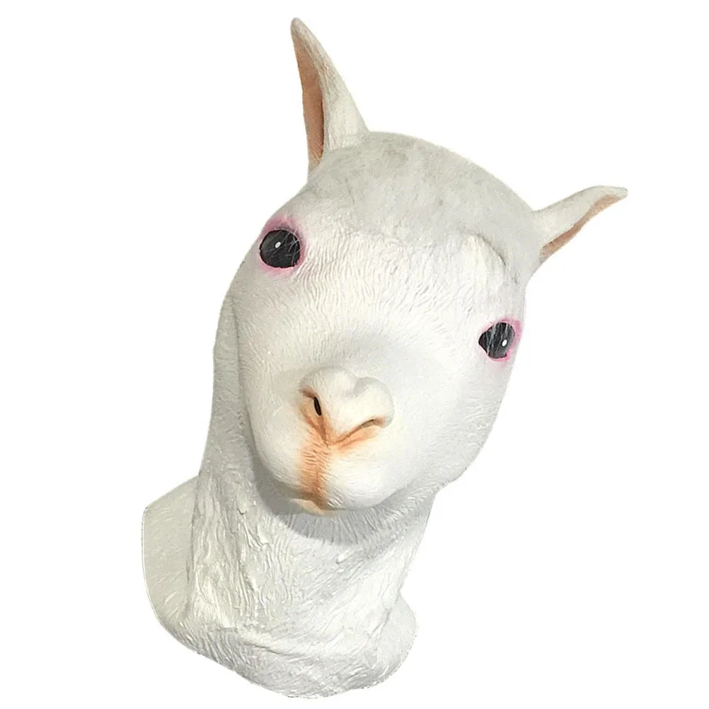 Latex Dierenkop Levensecht Paardenmasker Voor Halloween Kerstmis Carnaval Party Decor Leuk Cadeau Kinderen Vrienden Halloween Dierenkop
