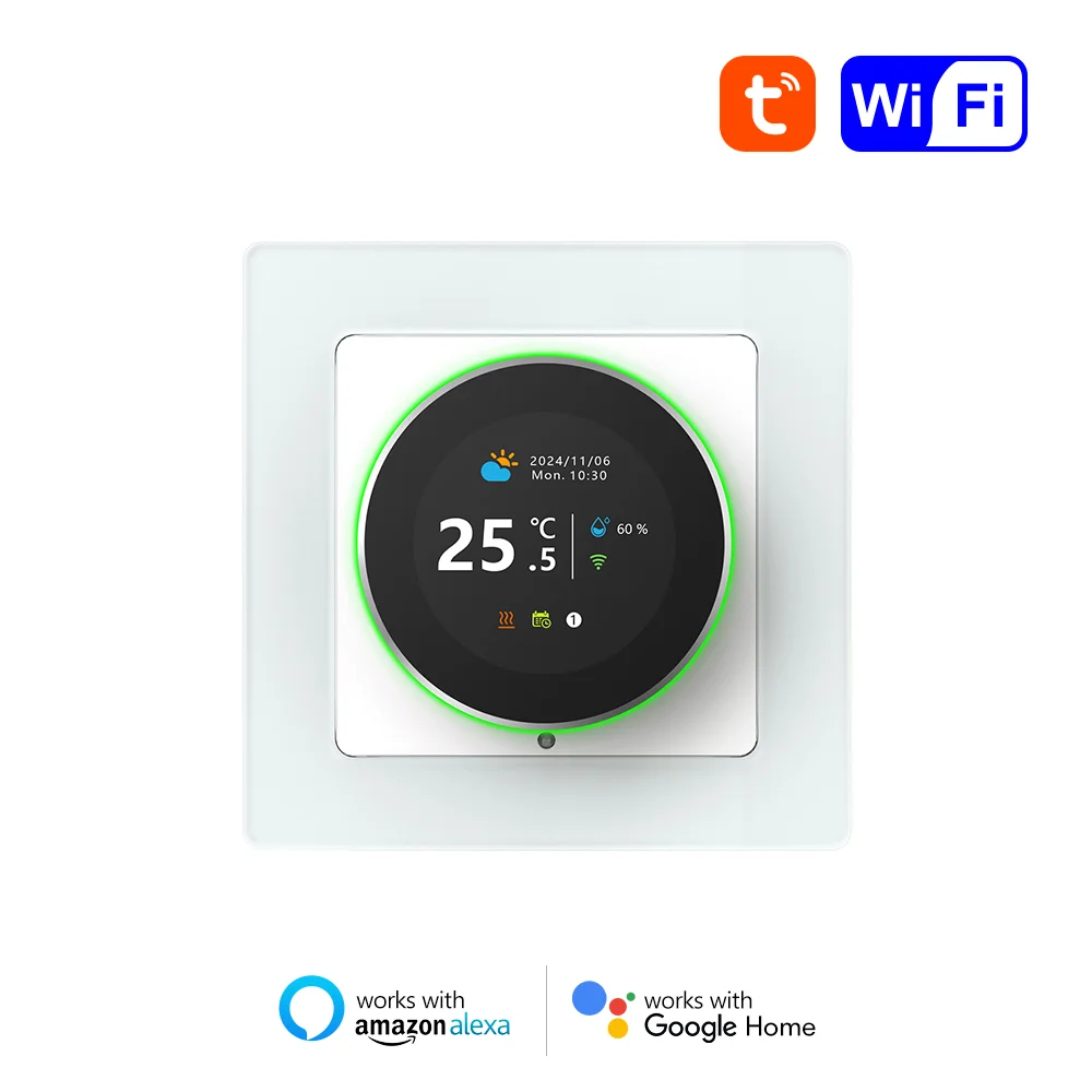 TFT Screen Rotatable Knob Design Floor Heating Smart WIFI Thermostat