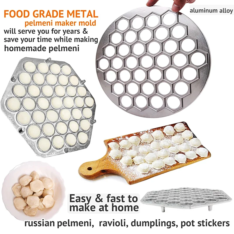 

Dumpling Moulds 37 Holes Kitchen Dough Press Ravioli Making Mould Dumpling Skin Artifact Mold DIY Batch Production Pasta