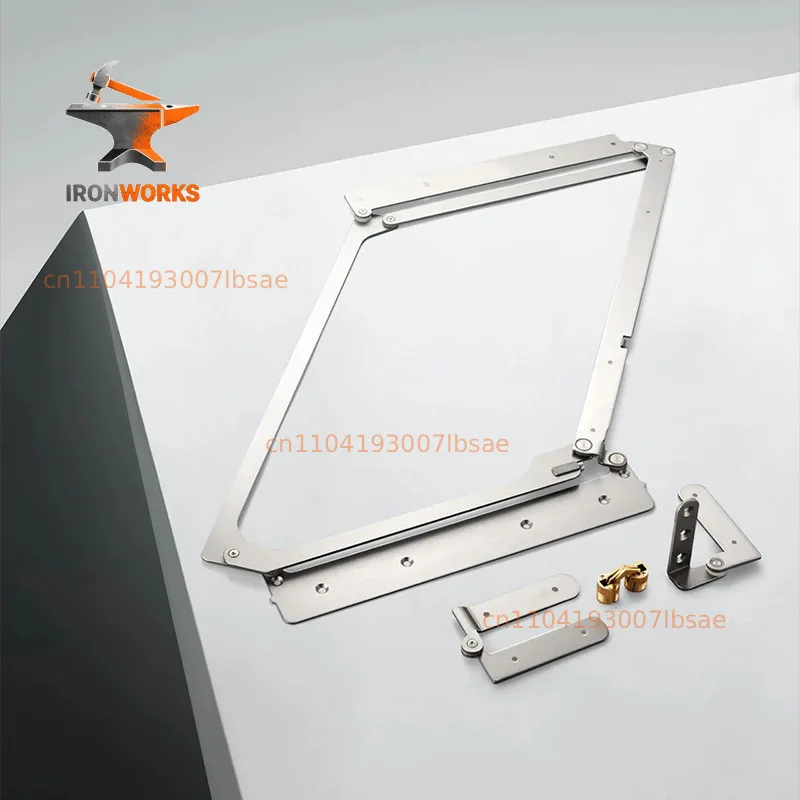 Hardware Accessories Folding Doors Invisible Doors Hinges Sliding Sky and Earth Axes Wooden Doors Flat Folding  Hinges 180°