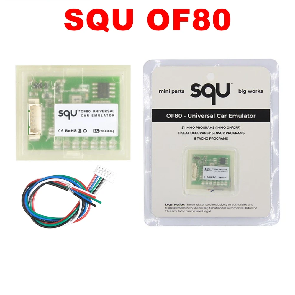 SQU OF68 OF8 OF96 OF110 Universal Car Emulator MINI Parts Big Works 42 IMMO Programs 18 Seat OCCUPANCY SENSOR 8 TACHO PROGRAMS