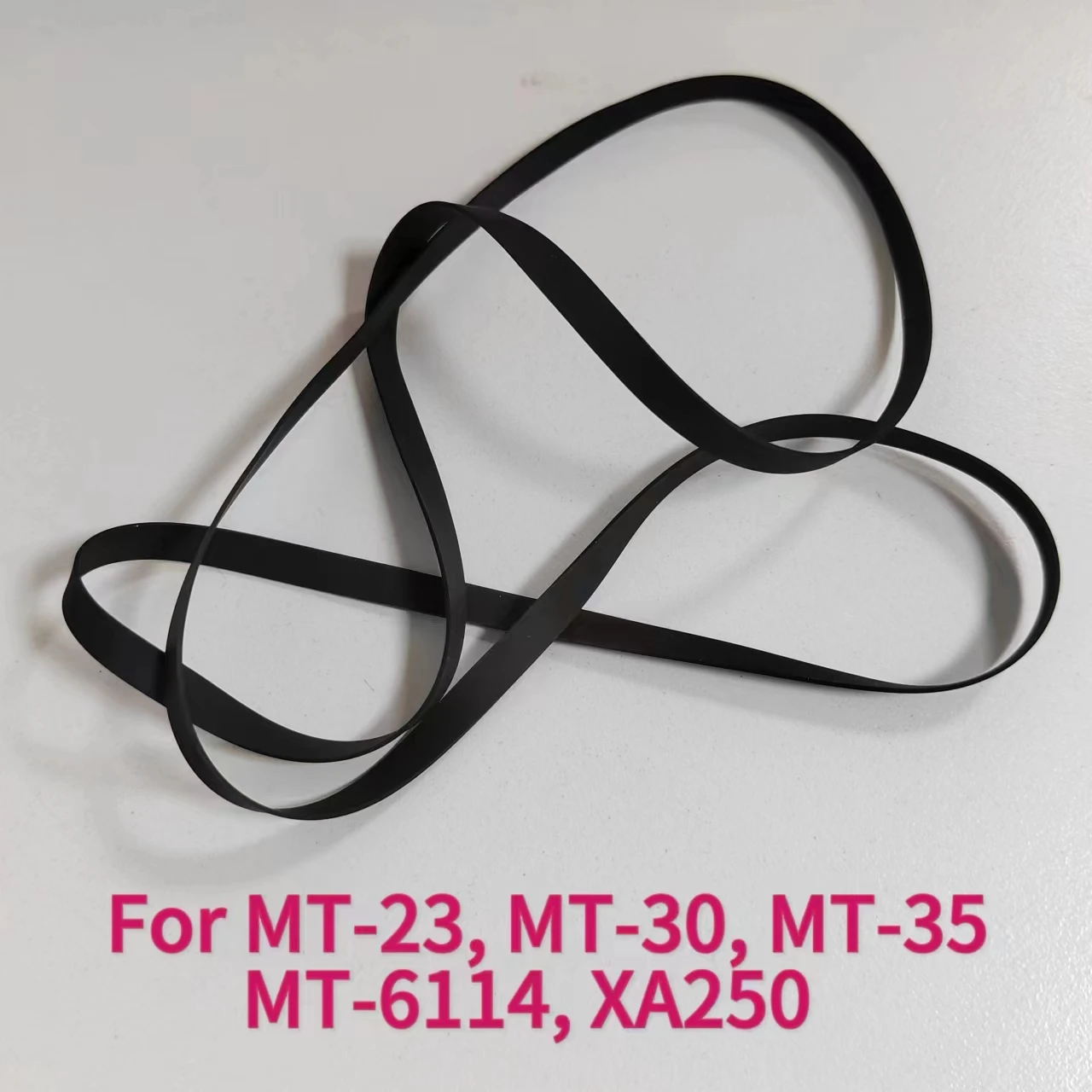 For Fisher MT-23, MT-30, MT-35, MT-6114, XA250 Turntable Drive Belt Record Player Black Belt Repair