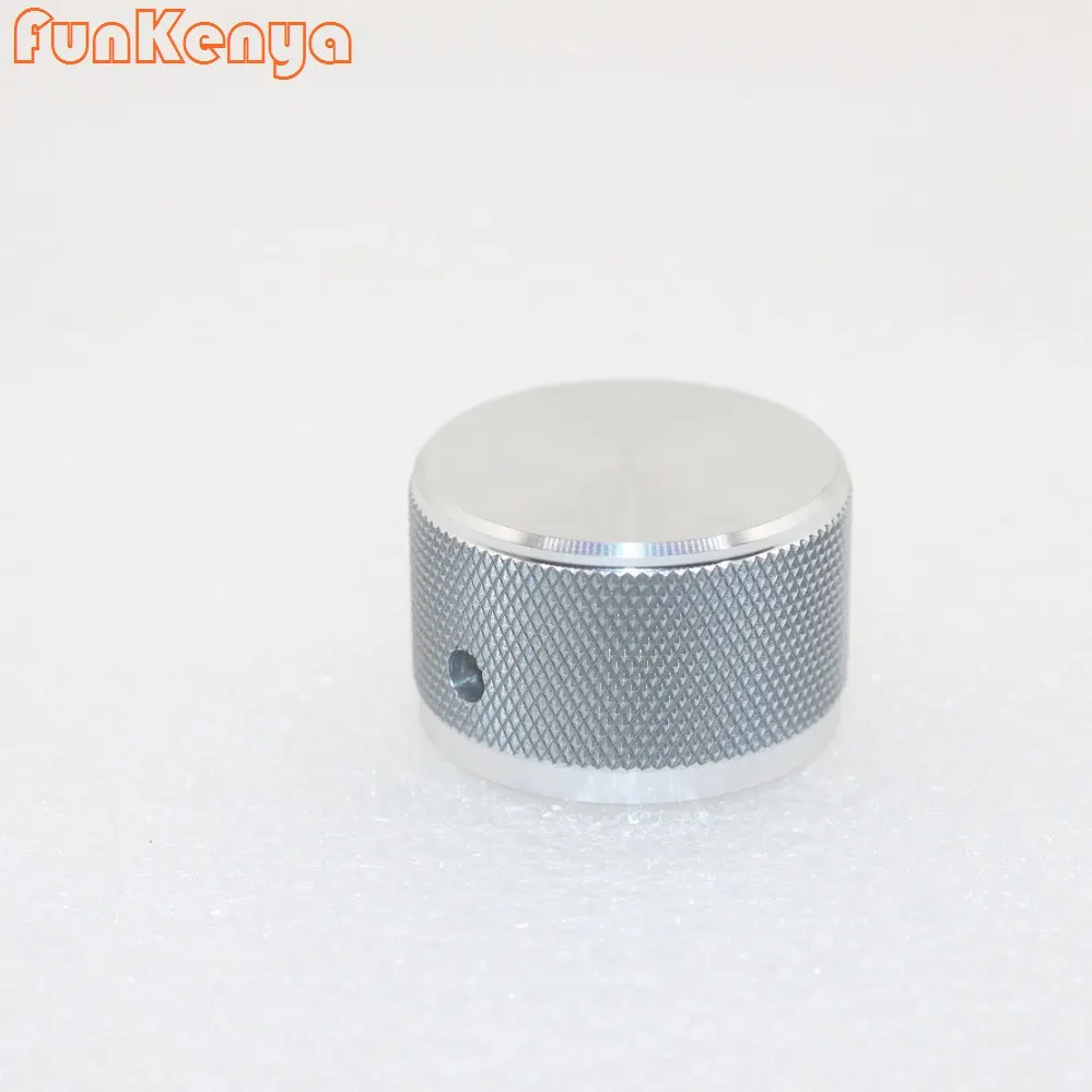 Diameter 35mm Height 22mm Aluminum Solid Volume Knob Audio Amplifier Potentiometer Knob