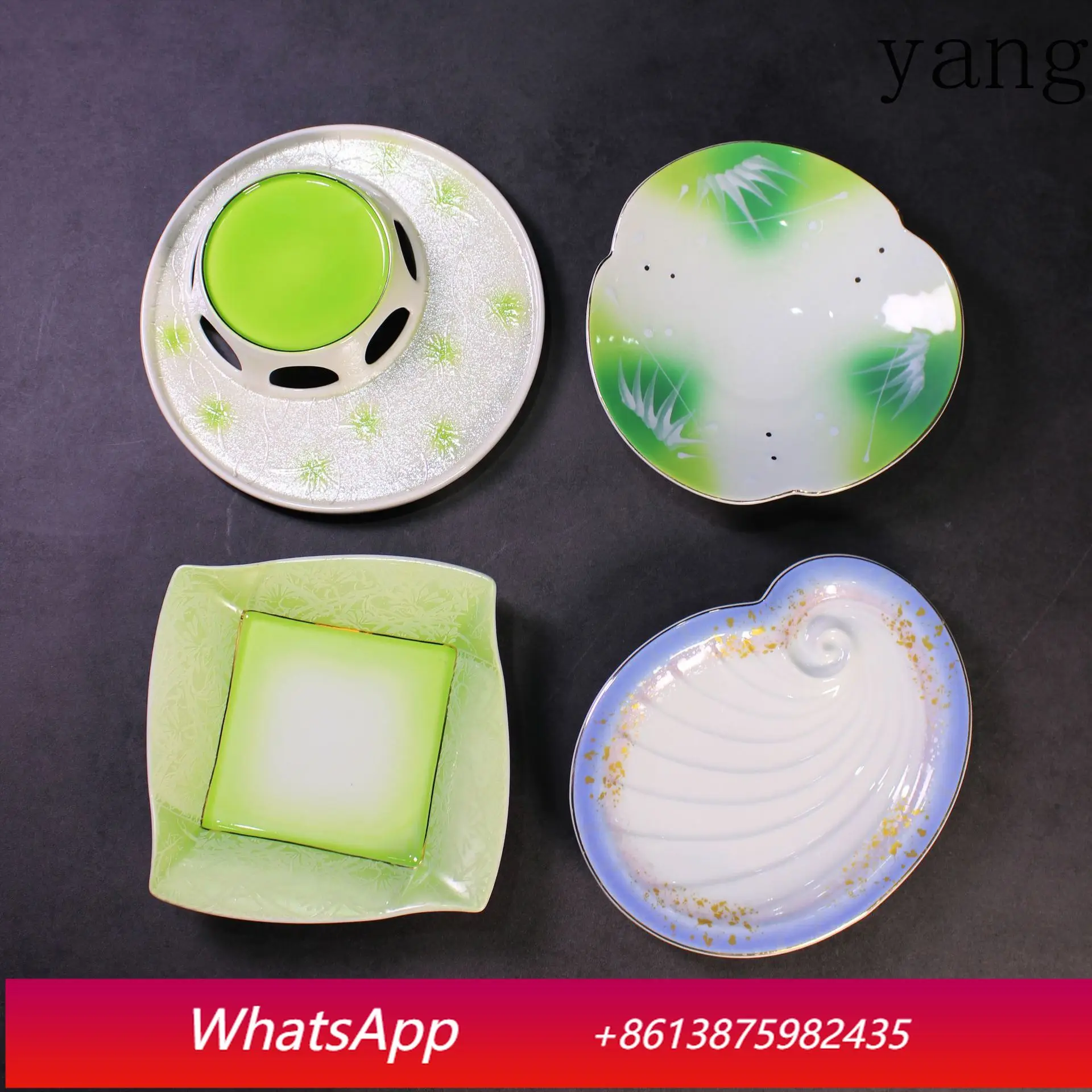 

CX Japanese cuisine creative sushi cold dish, irregular ceramic tableware