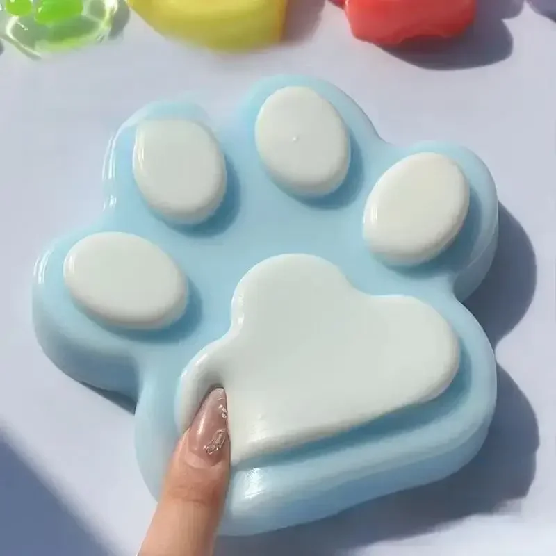 New Squeeze Super Large Cat Paw Cute Cat Foot Slow Rebound Soft Jelly Pinch Decompression Squeeze Anti Stress Release Prop