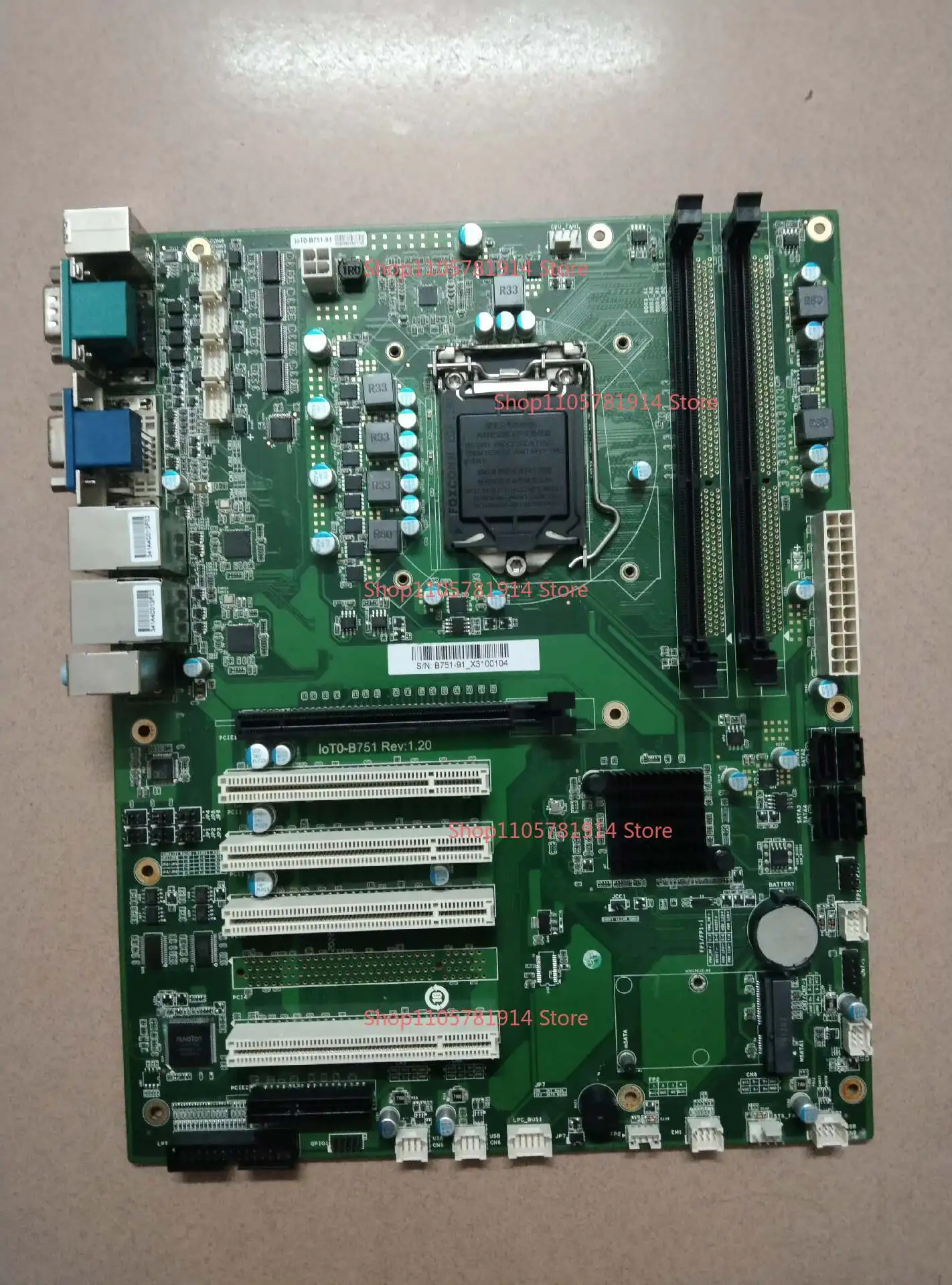 For IOTO-B751 REV: 1.20 IPC Main Board B75 Main Board 3rd Generation Main Board B