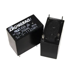 HOT NEW 12V relé SJ-S- 112DMH SJ S 112DMH SJS112DMH DC12V 12V 12VDC 10A 4PIN