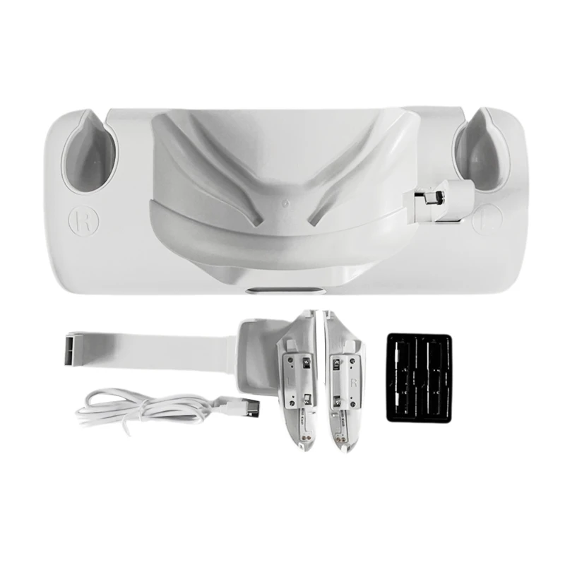 

VR Controller Dock Charger for Meta Quest3 VR Headset Charging Dock with Display Light Grip Charging Dock Charger-A23U