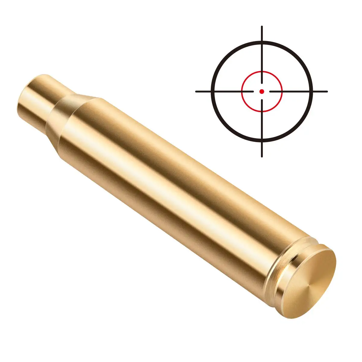 CVLIFE Red Bore Dot Laser Brass Boresight CAL Cartridge Bore Sighter For Scope Hunting Adjustment 223 5.56mm