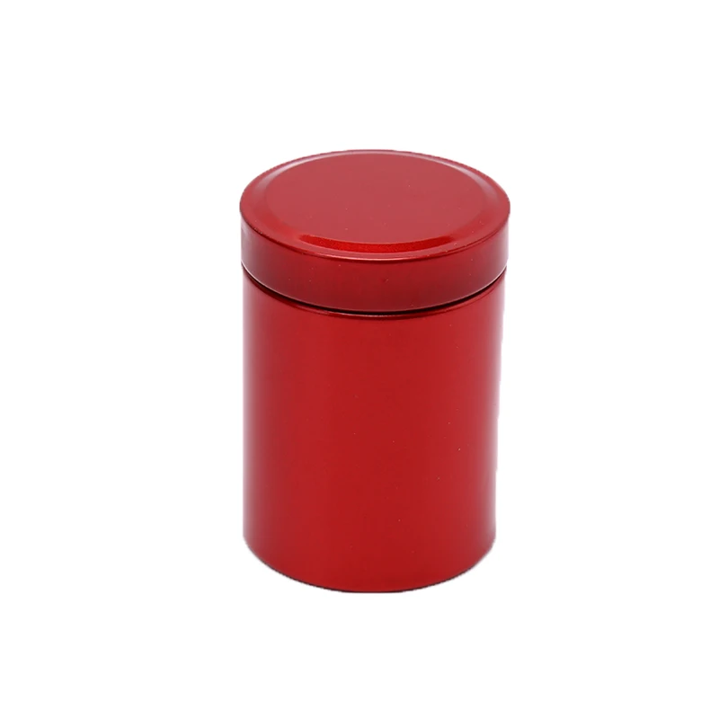 1PC Aluminum Storage Coffee Cans Tea Leaves Container Tea Pot Portable Organizer