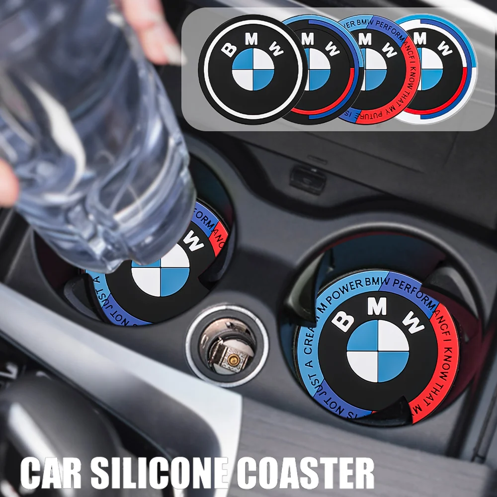 Car Cup Holder Coaster Non Slip Pad For Bmw F20 E87 G30 E91 F10 F30 E39 E36 X3 X5 E46 E90 E60 E92 Interior Decor Accessorie Mat