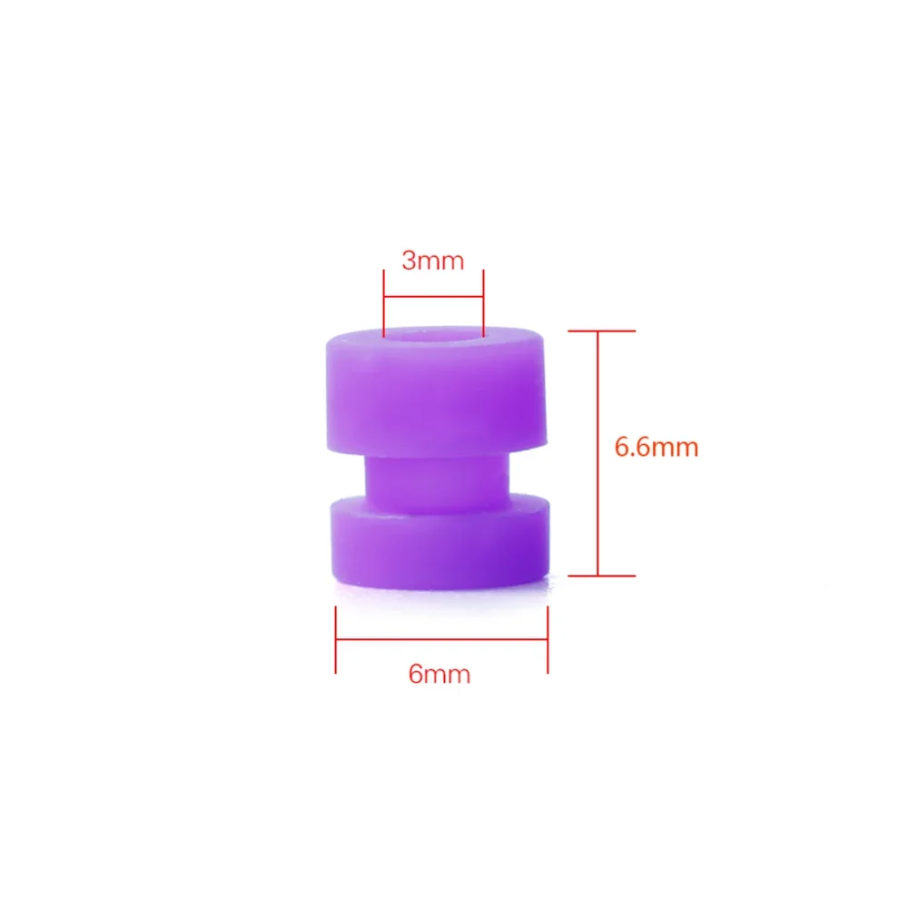 M2 m3 m3x6.6mm m2x5.6mm m2x6.6mm m2x4mm amortecedor/anti-vibração arruela protetora almofadas de bola de amortecimento de borracha impasse para fpv fc esc