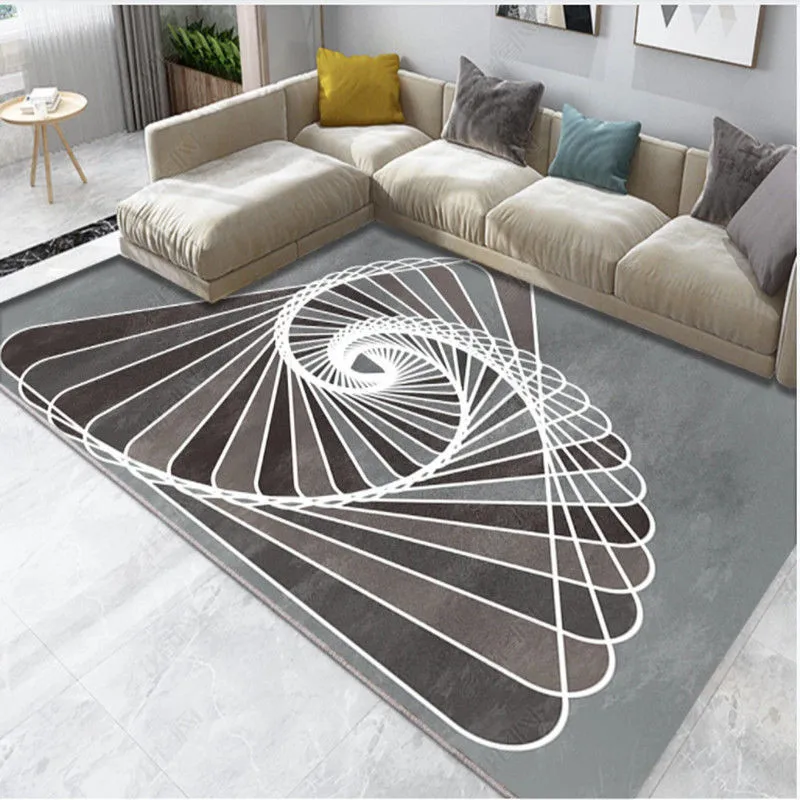 

Home Decoration Geometric Vortex Carpets For Living Room Bedroom Entrance Doormat Floor Mat Anti-Slip Bathroom Balcony Area Rugs