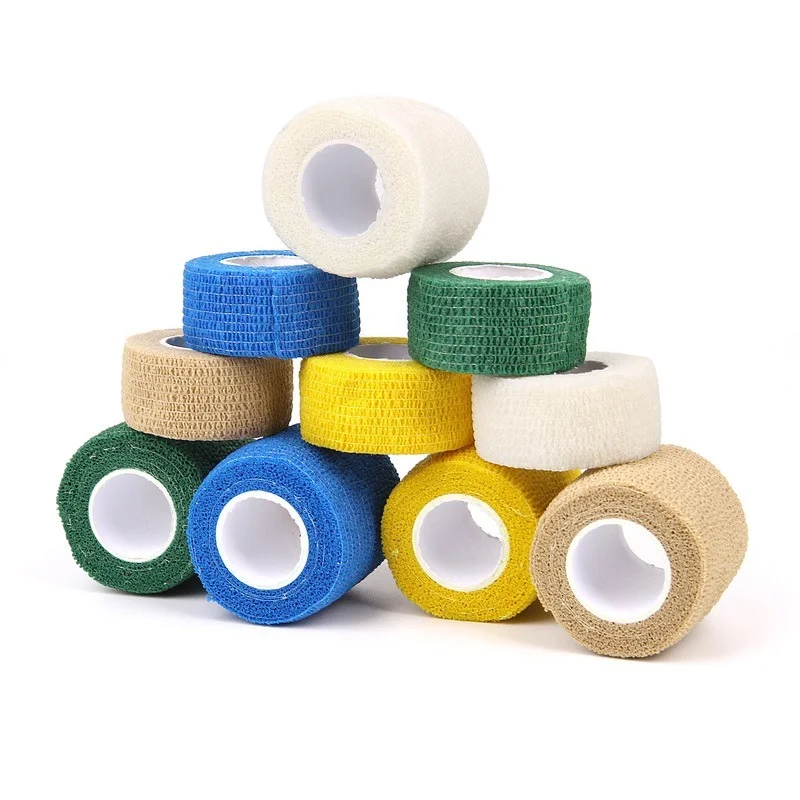 4.5m Colorful Sport Self Adhesive Elastic Bandage Wrap Tape Elastoplast for Wrist Elbow Knee Ankle Palm Shoulder Support Pad