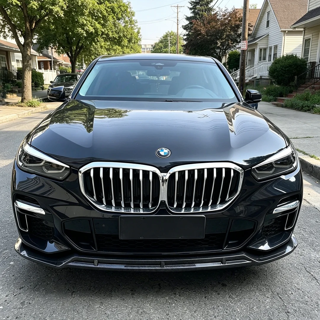 

For BMW X5 G05 30i 40i 35i 30d M50 2018-2022 M Sport Max Style Front Bumper Lip Splitter Spoiler Diffuser Guard Body Kit Tuning