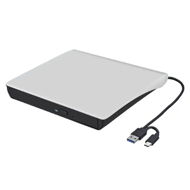 ABZZ-CD DVD RW Drive Burner External USB3.0 Type-C DVD Player Reader Portable Optical Drives