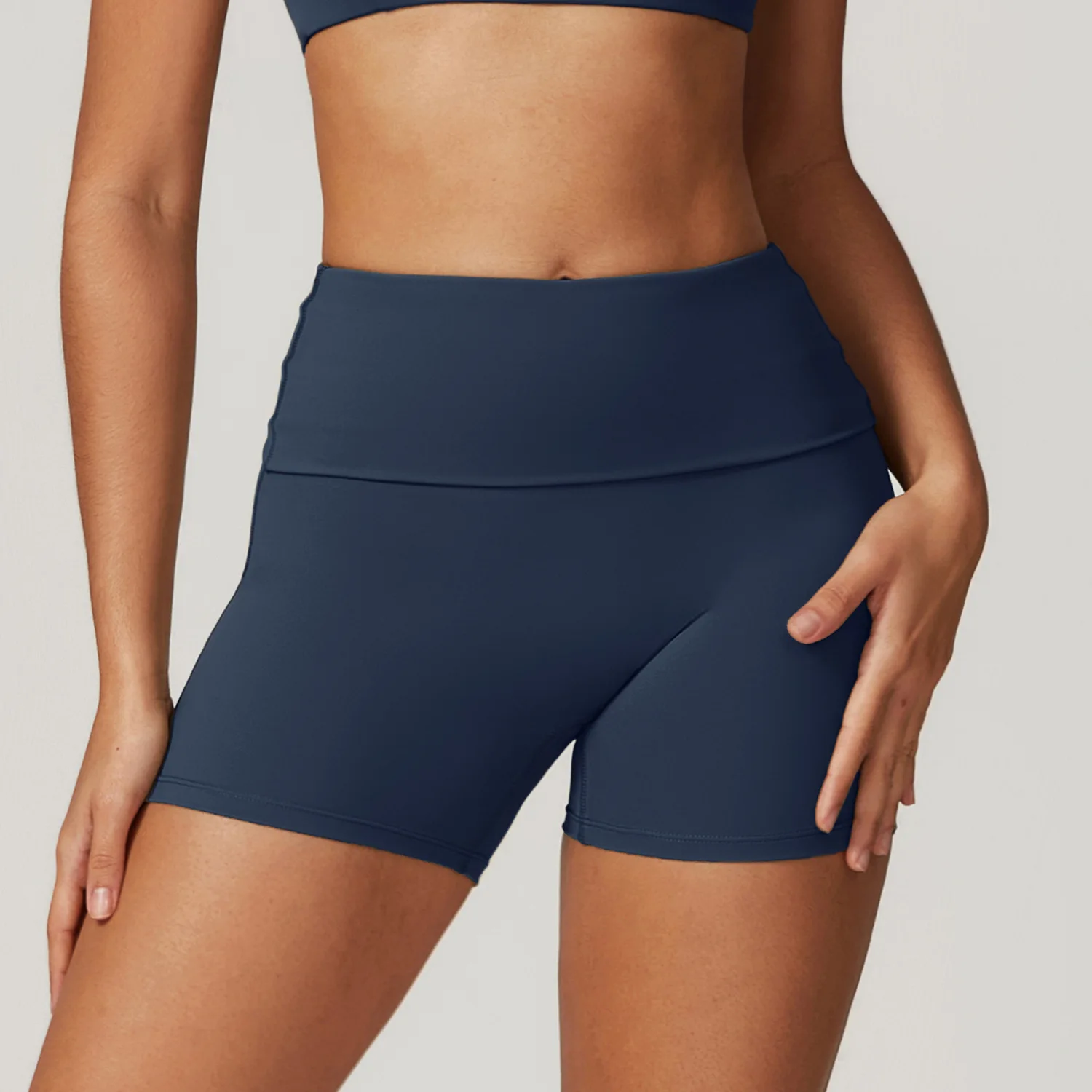 Spodenki sportowe legginsy do jogi z wysokim stanem obcisłe szorty Fitness na rowerze spodenki gimnastyczne letnie legginsy do biegania spodnie do