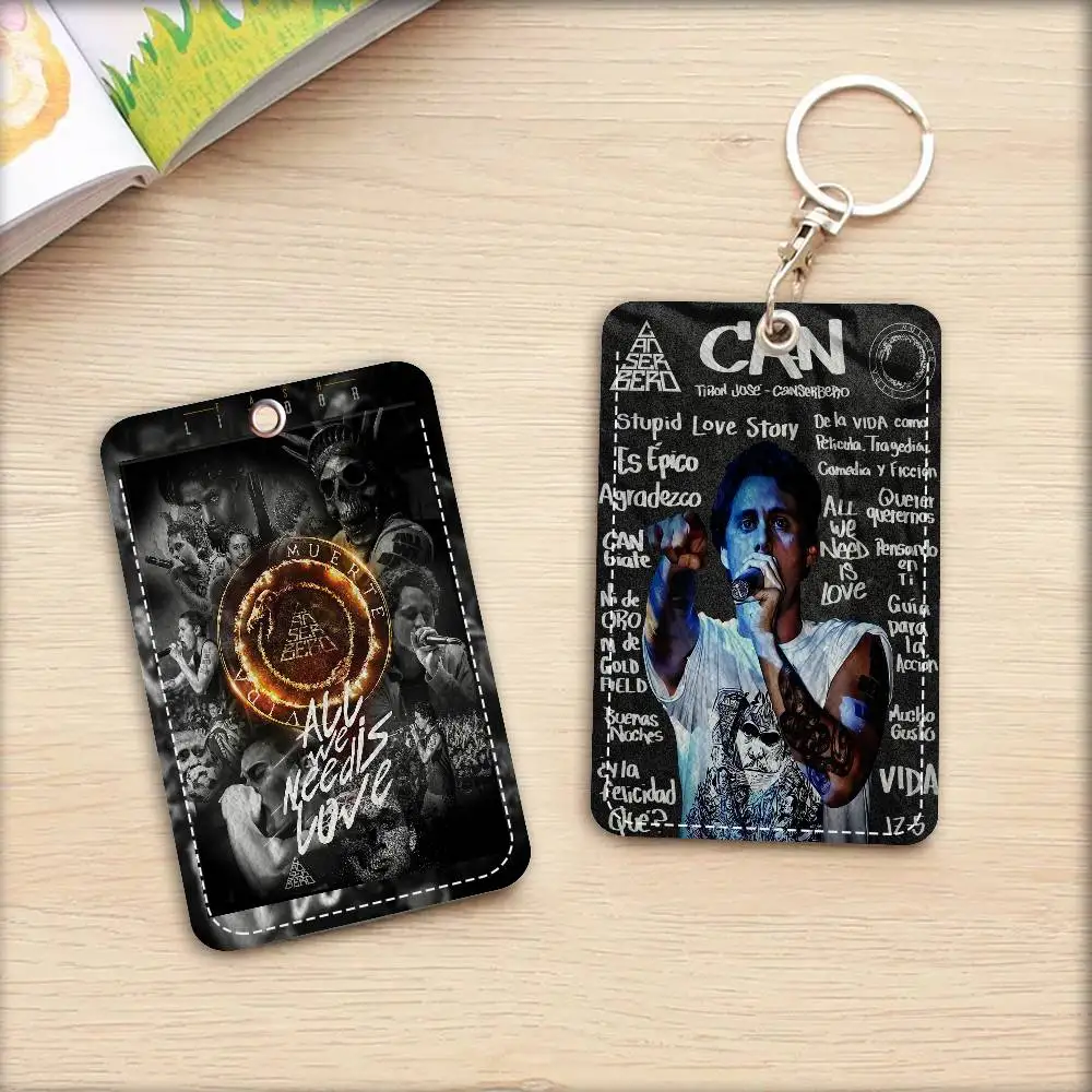 Canserbero Pop Music Singer Star 1 قطعة INS حامل بطاقة الحرم الجامعي للطلاب الكرتونية الإبداعية لبطاقة الوجبات، بطاقة الحافلة، بطاقة العمل، إلخ