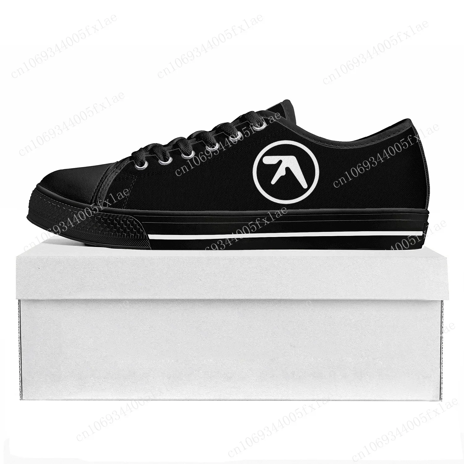 

Aphex Twin Electronic Music DJ Mixer Low Top High Quality Sneakers Mens Womens Teenager Canvas Sneaker Couple Shoes Custom Shoe