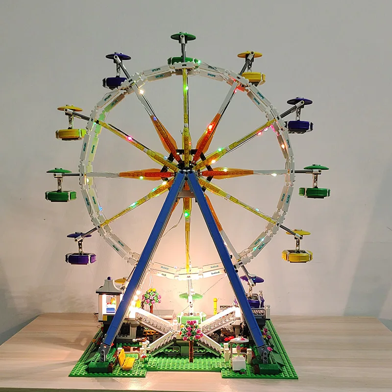 Led Light Kit For Ferris Wheel Compatible 10247  (only Lighting inlcuded)