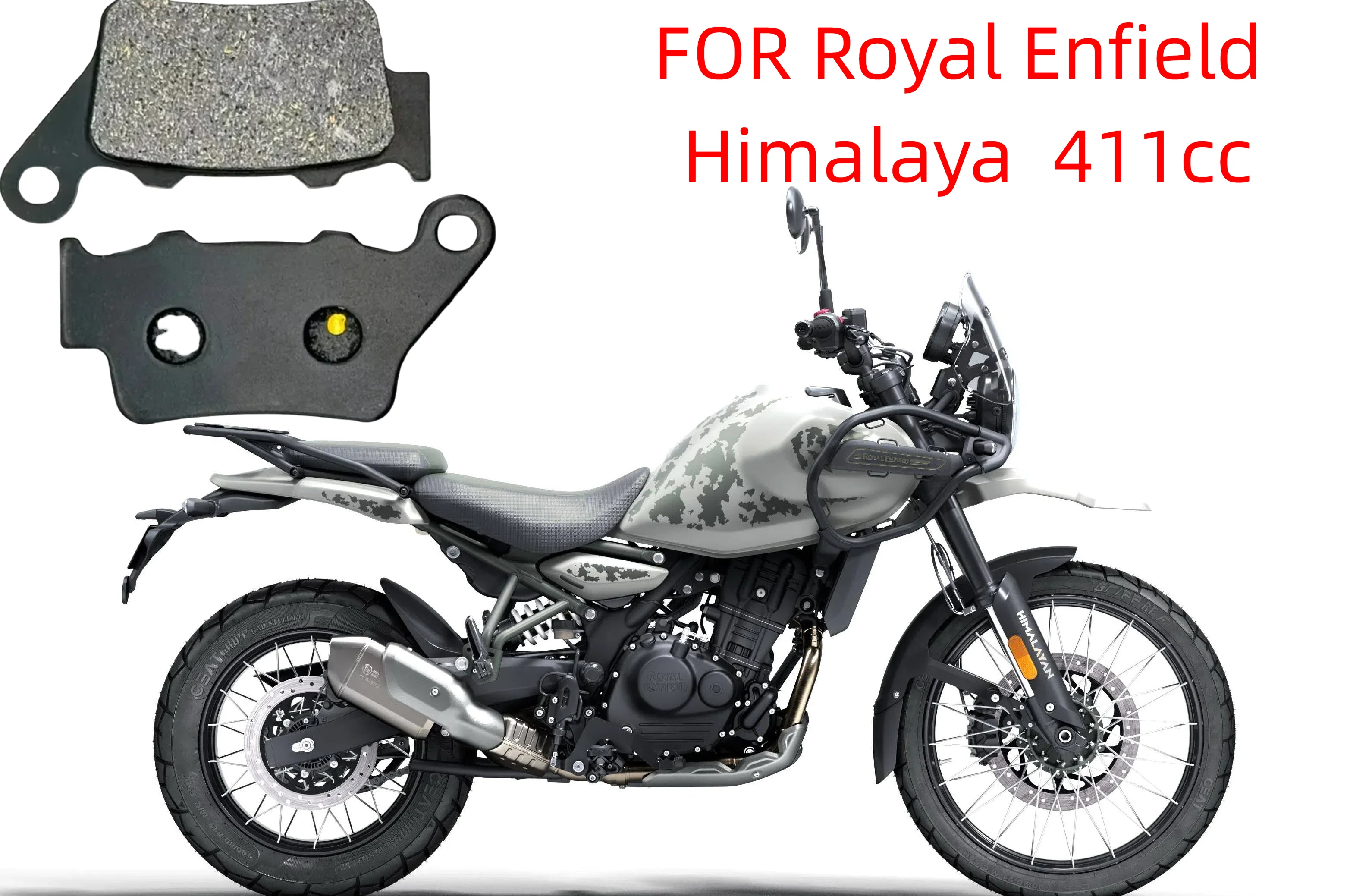 

Suitable for Royal Enfield Himalaya motorcycle 411cc 2019-2023 Bullet/Bullet Trial 500cc 2020 front and rear brake pads
