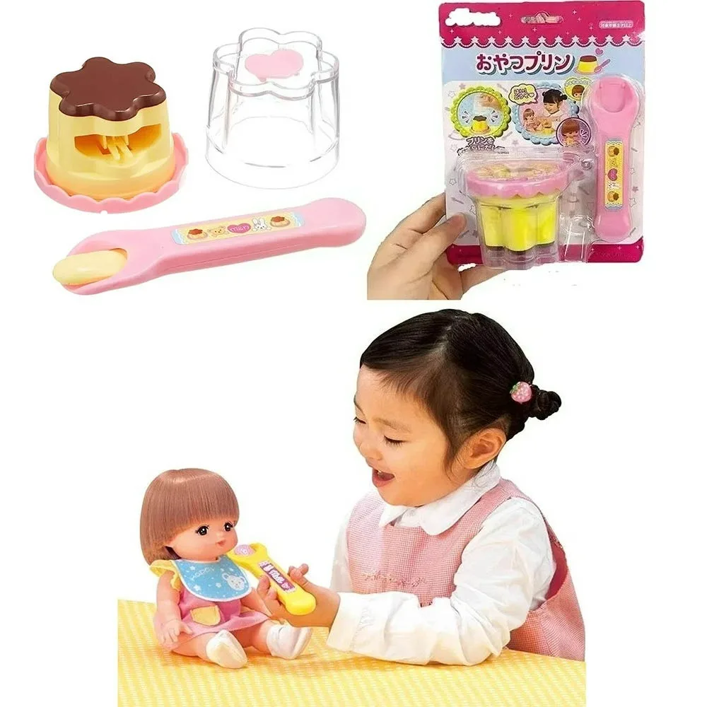 لعبة البودينغ اليابانية ألعاب تغذية الطعام لعب الأدوار التعليم المبكر لعبة بودنغ الفراولة لعبة التظاهر اللعب منزل اللعب سطح المكتب زخرفة