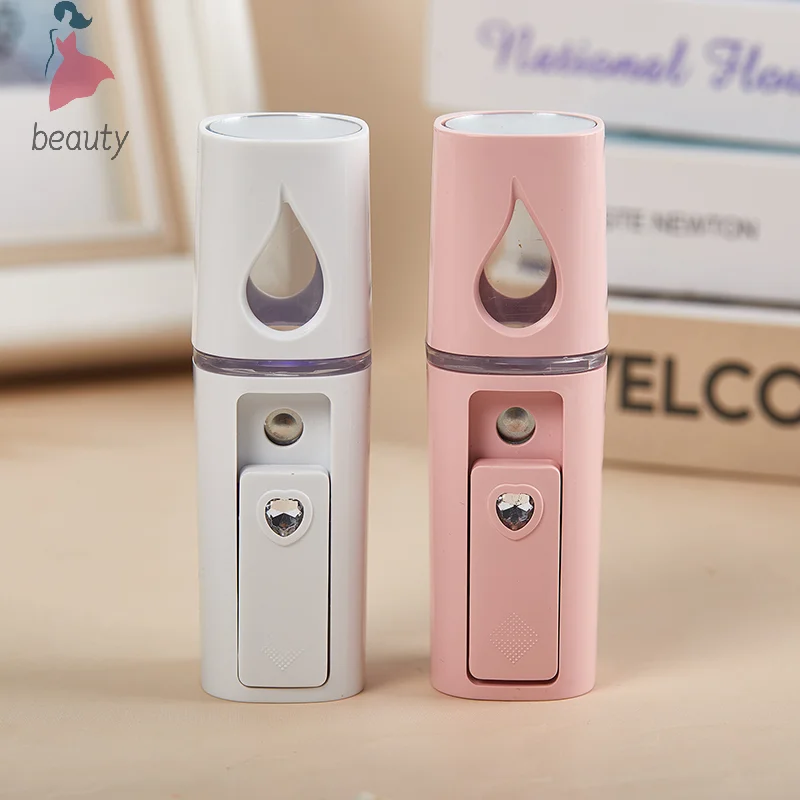 Humidificador Facial recargable por USB, Mini vaporizador Facial, atomizador Facial, Humidificador Facial