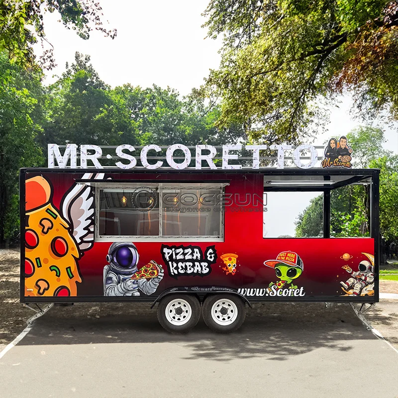 

Изготовленная на заказ фирменная упаковка для пищевых грузовиков в комплекте Премиум-концессионный прицеп для продажи