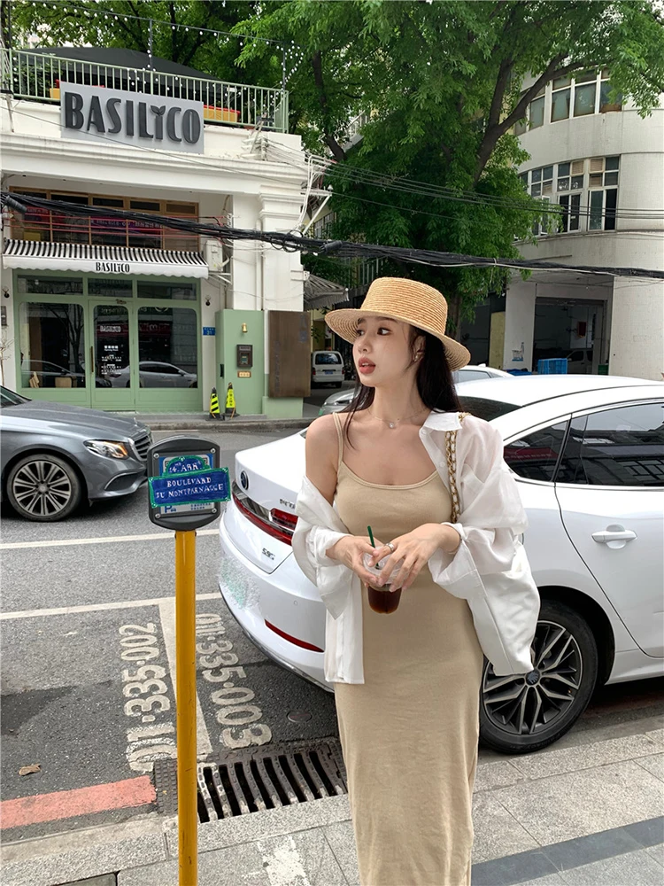 Vestidos sem mangas feminino bonito festa primavera boêmio vestido bloqueando fofo em camadas mori menina fairycore piquenique florescendo all-match