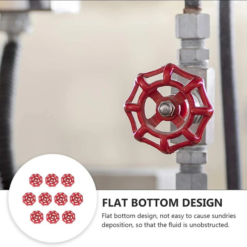 50X Replacement Gate Valve Handwheel Broach In External Metal Faucet Pipe Water Faucet Handle