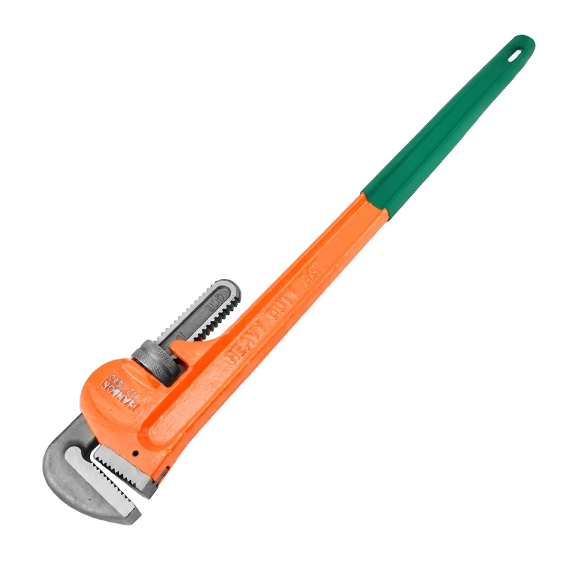 Professional Heavy Duty Pipe Wrench 10/12/14 Inch, Adjustable American Type Plumber Wrench, Forged Jaw Plumbing Hand Tools view 6