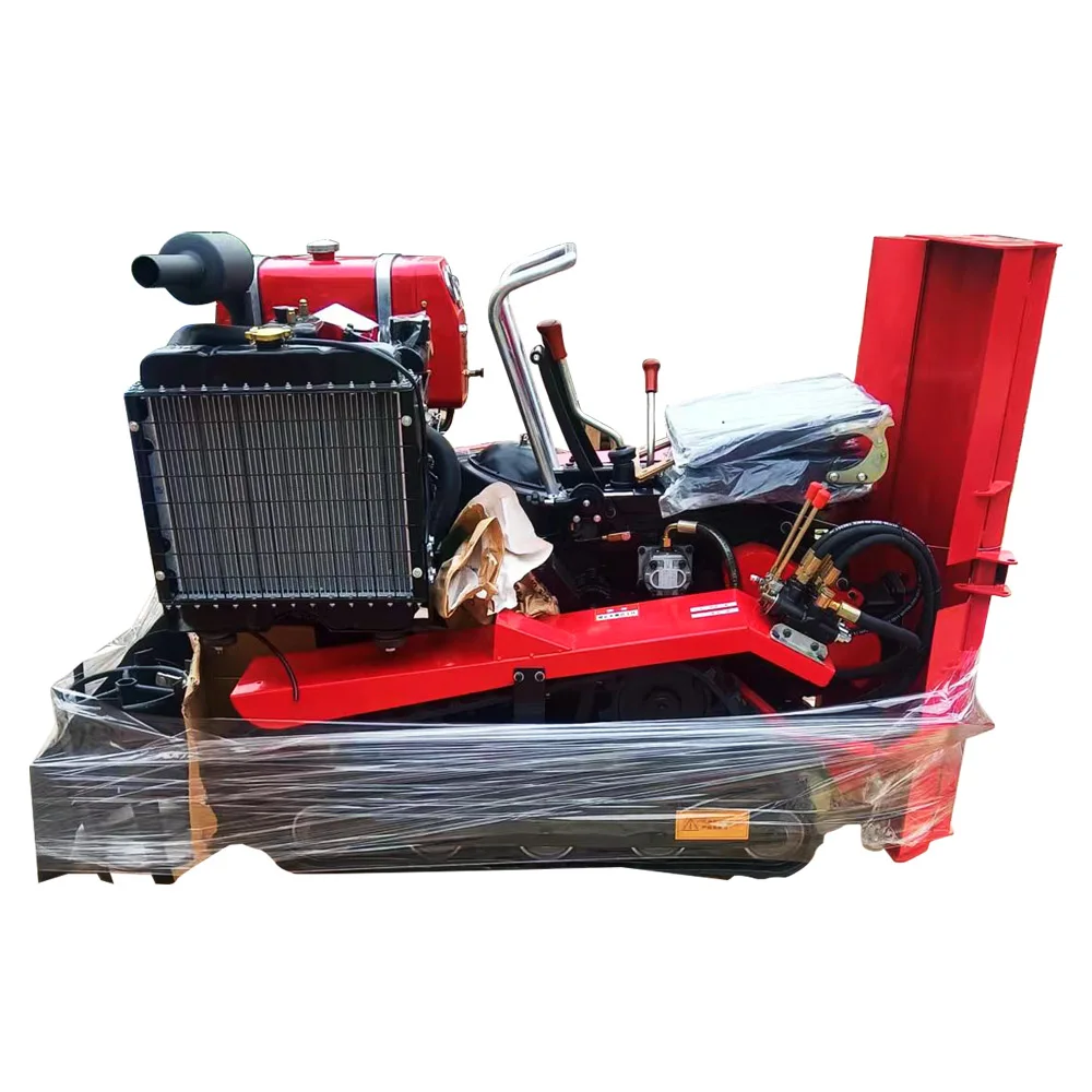 Mini Tracto da passeggio con cingoli agricoli multifunzionali a cilindro singolo da 40 cavalli