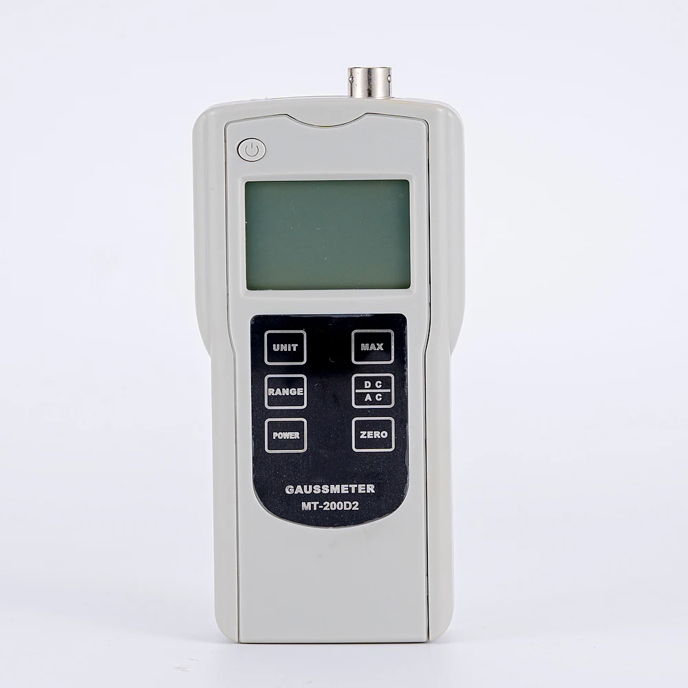 Portable MT-200D2 Digital Gauss Meter Magnetic Field Intensity Measurement Instrument High Precision Tesla Meter 0.00mT~200.00mT