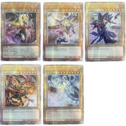 1Pcs/Set YuGiOh Cards Dark Magician Girl Lacrima the Scarlet Sorrow Anime Game Characters DIY Collection QCSER Flash Cards Toys