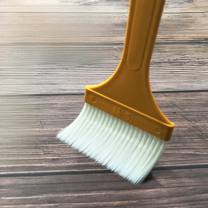 

Термостойкая кисточка для барбекю с жесткой пластиковой щетиной, для выпечки и приготовления на гриле, кухонная кисточка для масла