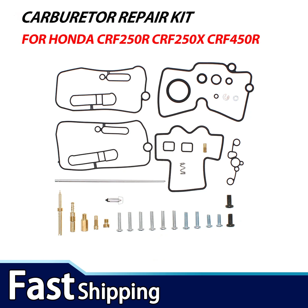 

For Honda CRF250R CRF250X CRF450R CRF450X Carburetor Repair Kit 16100-MEN-A02