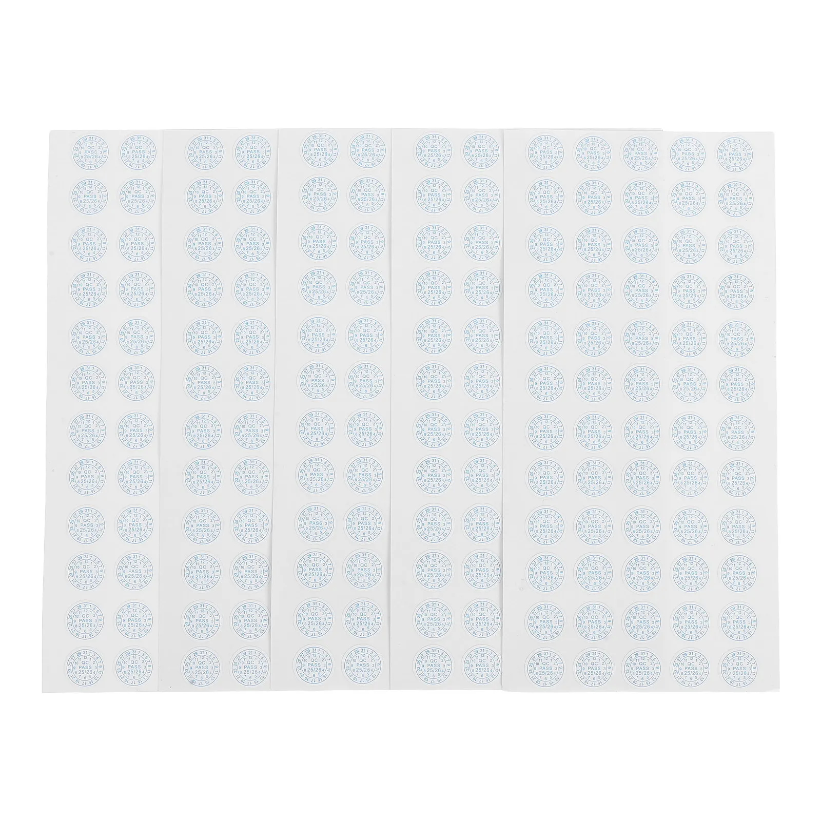 

5 листов наклеек для контроля качества, прозрачные защитные этикетки с защитой от вскрытия для информации о дате производства и гарантии, самоклеящиеся