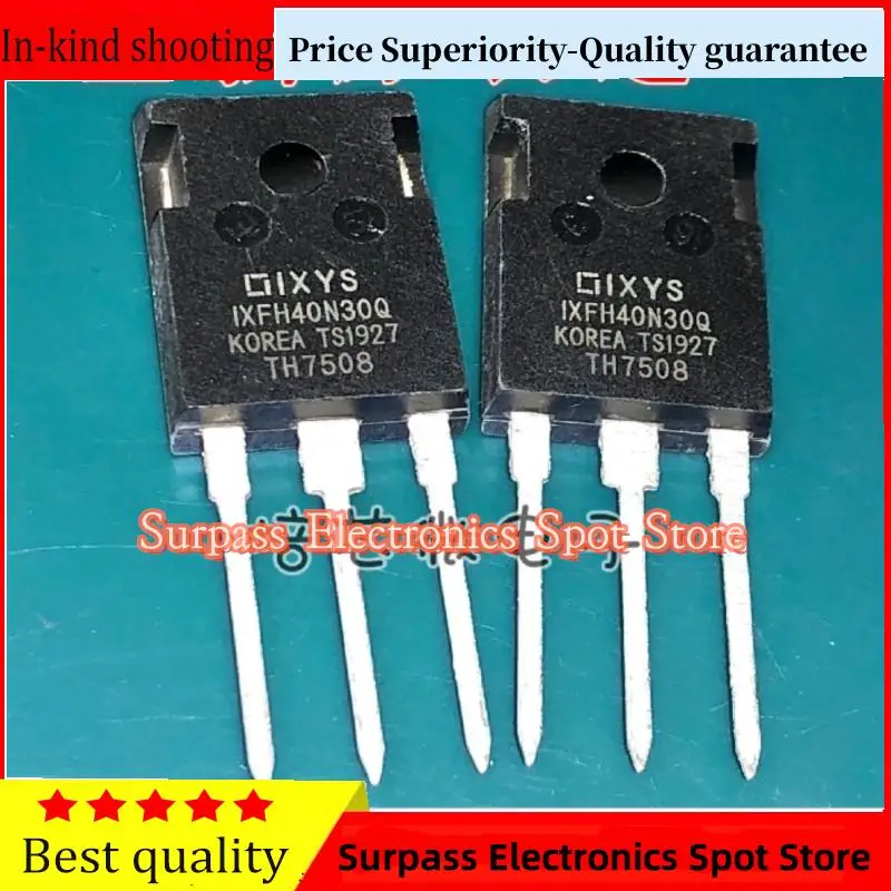 

10PCS-100PCS IXFH40N30Q TO-247 300V 40A Price Superiority-Quality guarantee